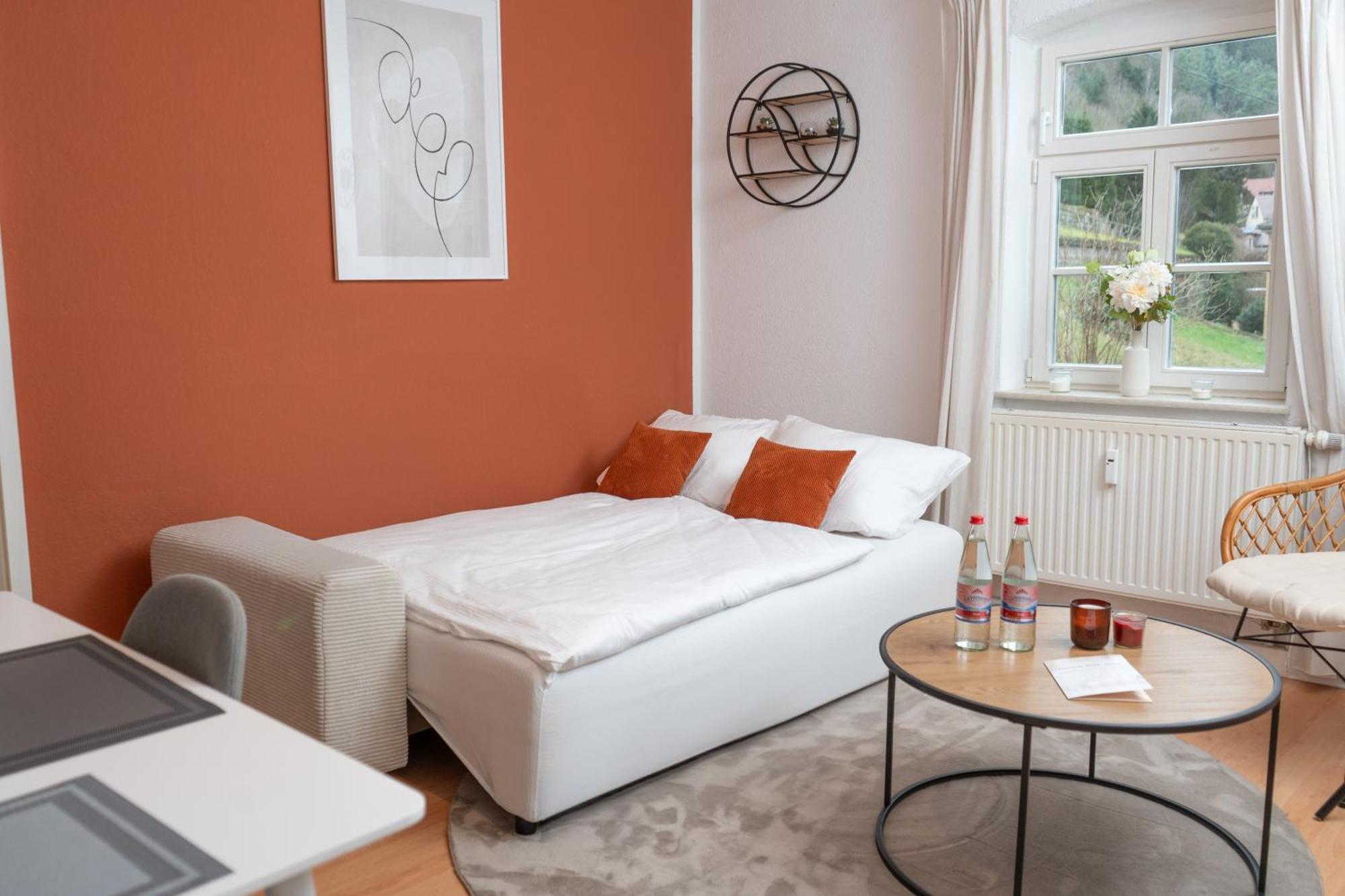 Stilvolles Apartment Mit Festungsblick Im Zentrum Konigstein an der Elbe Εξωτερικό φωτογραφία